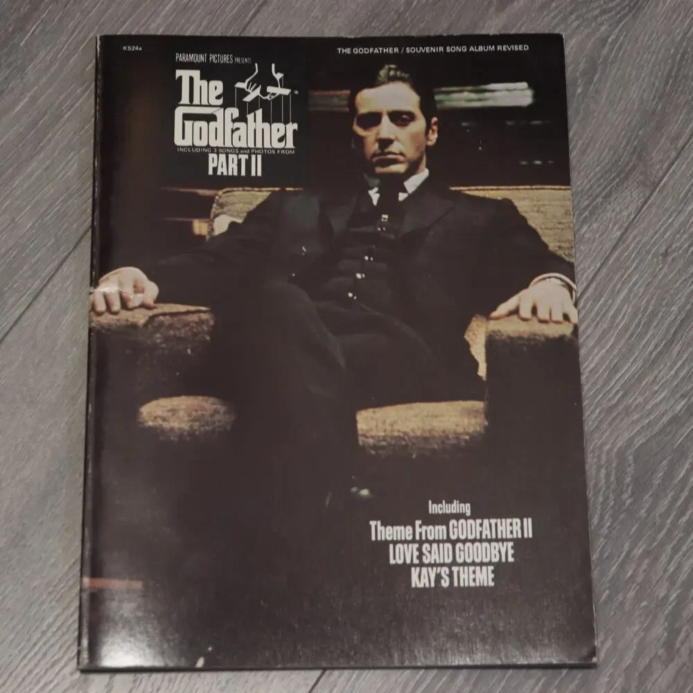 Godfather II Songbook Sheet Music Movie Score Photos 1974 Coppola Pacino